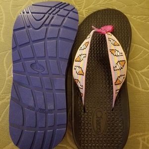 Brand new- Women's Custom Chaco Flips Size 8